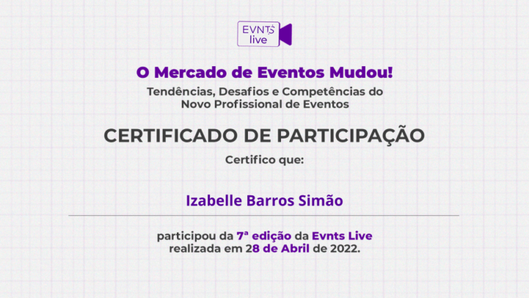 Certificados para eventos: como gerar e seu papel - Blog Evnts